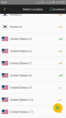 Black vpn android App screenshot 3